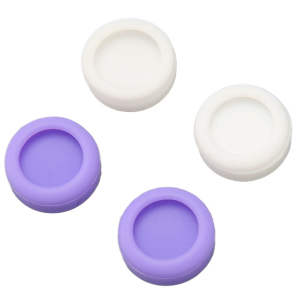 4 st tumgreppskydd för Switch mjukt silikon förhindrar halkersättning joystick-skydd tumgreppskydd för Switch Lite lila