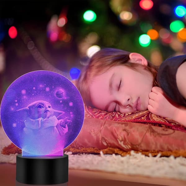Illusjonsnattlampe Jul & Bursdag Valentinsdag Gave