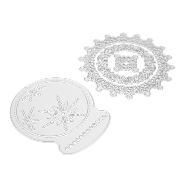 2 stansformar för skärning DIY metall prägling kolstål skärningsmaskin för papper hantverk blomma snidning