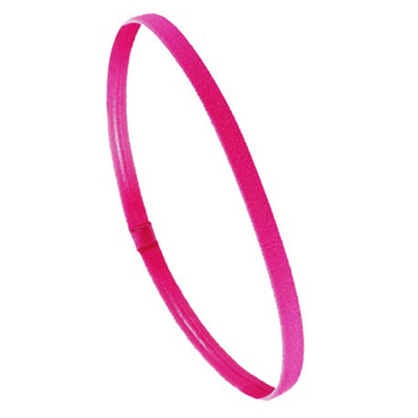 Tunn, halkfri elastisk sportpannband med halkfri silikongrepp, tränings- och svettband för män och kvinnor, fotboll, basket, fotboll, tennis Purple