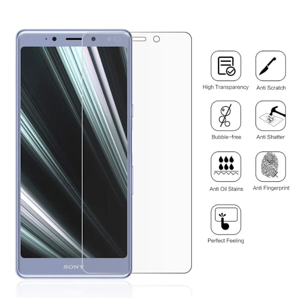 9H 2.5D Karkaistu lasi SONY Xperia L3 -matkapuhelimelle, lasinen näytönsuoja