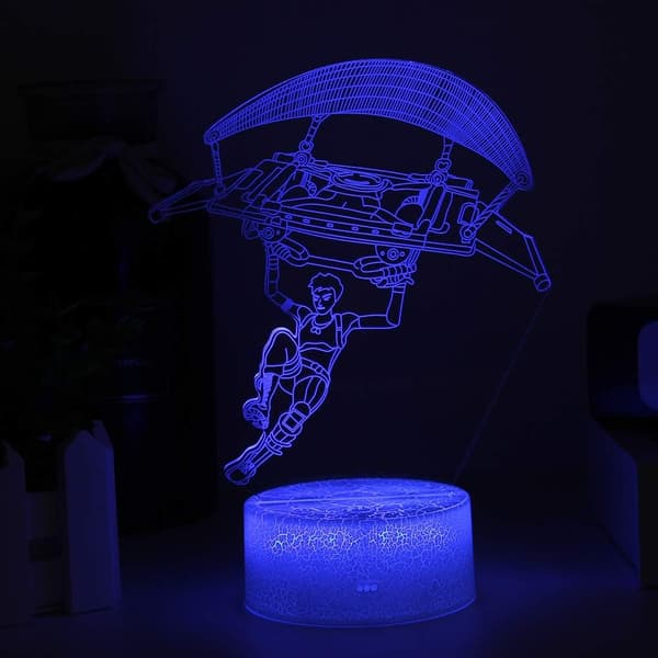 Battleroyale Natlampe 3D Vision Effekt LED Natbordslampe