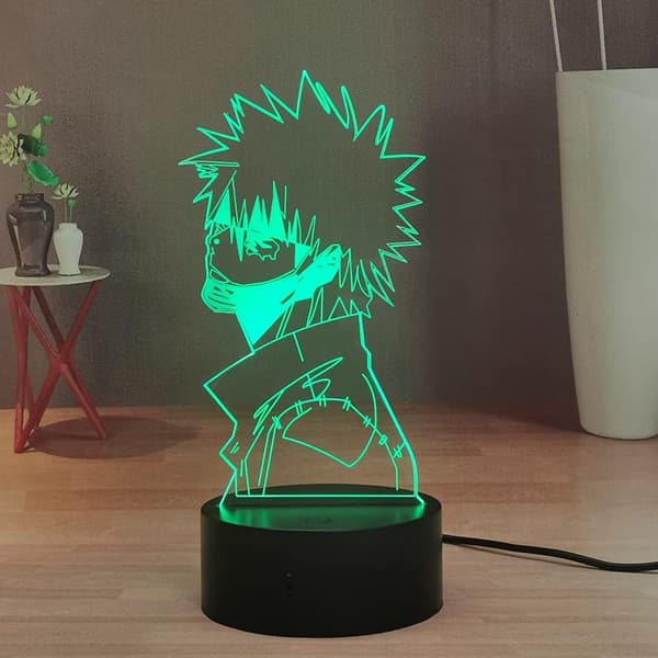 Anime 3D nattlampa, Manga Figur Dabi Touch & Remote LED B