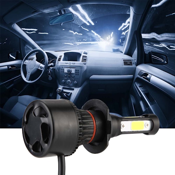 2 kpl LED-ajovalot Auton ajovalot Lamppu 12V 24V 6500K
