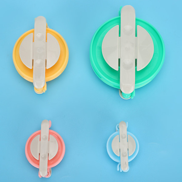 4 storlekar Pompom Maker Plast DIY Fluff Ball Vävning Handarbete Stickning Verktyg Set