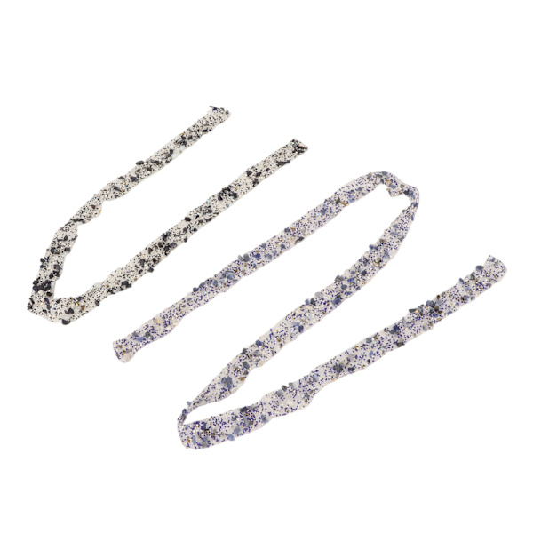 2PCS Resin Rhinestone Strips Ribbons Crystal Glitter Rhinestone Trim för DIY Sko Väska Kläder Halsband
