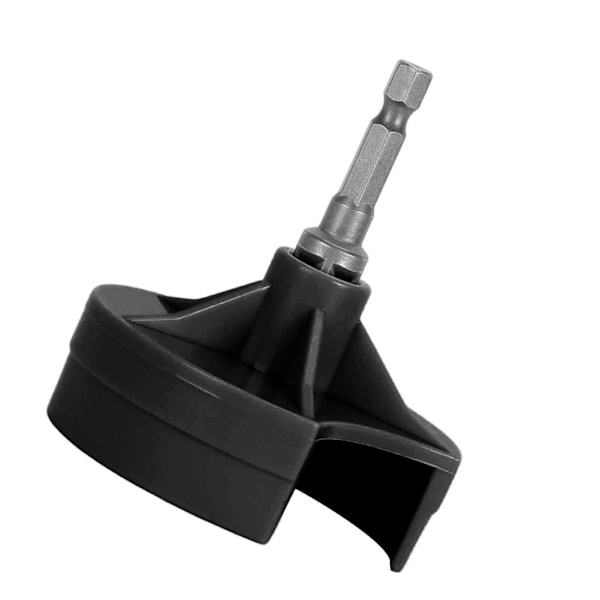 Strikke maskin adapter rask strikk utskiftbar hekle maskin adapter med sekskant bit DIY nål hekle drill kraftfeste svart