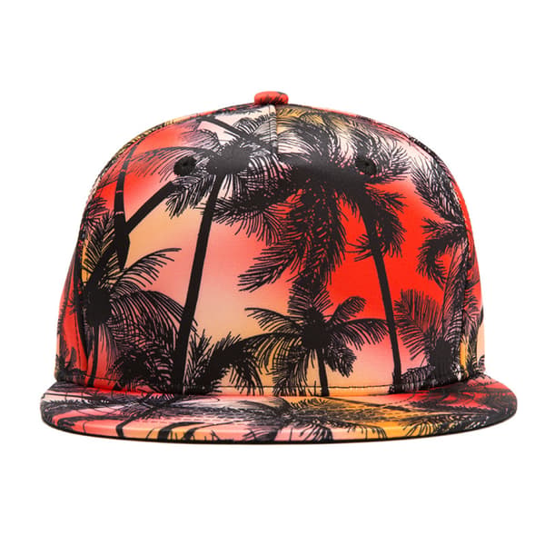 Klassinen Snapback-lippis Hip Hop litteä lippa - Unisex Ad Red