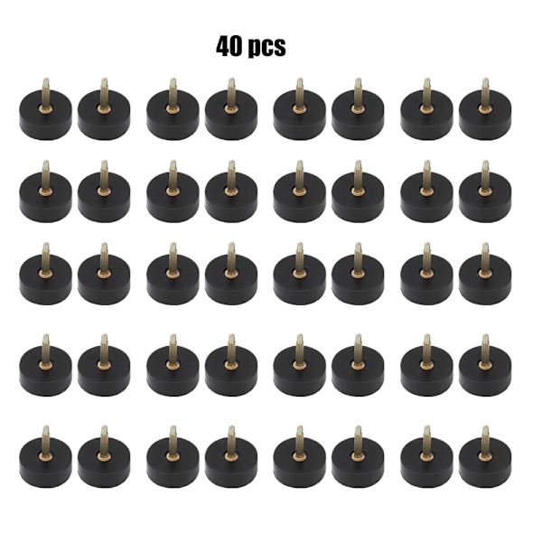 20 par højhælede hæle Dowels hælhøjder udskiftningssko tilbehør 14MM