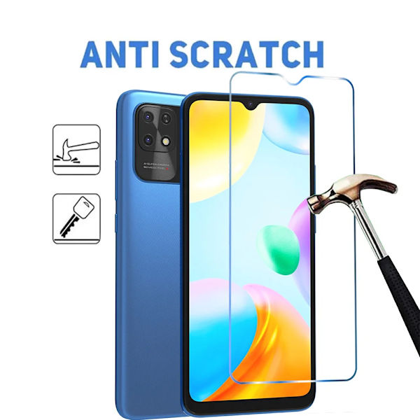 4 st skärmskydd för Redmi A1 Plus HD härdat glas