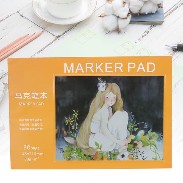 Kunst Tegning Markør Papir Pad Notebook Akvarel Bog Skitsebog Maleri Papir
