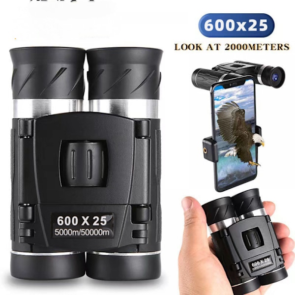 Kikare 600x25 Kikare för vuxna Hög effekt - Klar
