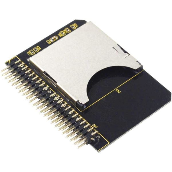 SD-kort til 2,5-tommers IDE-adapter, SDHC SDXC MMC-minnekortkonvertering til bærbar HDD 44-pinners hann PATA-port