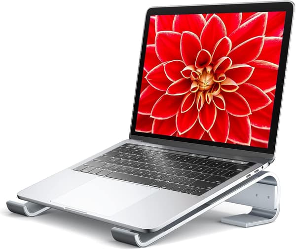 Ergonomisk Laptop Stand i Aluminium - Robust Ventileret Bordholder til 10-16.2\" Laptops
