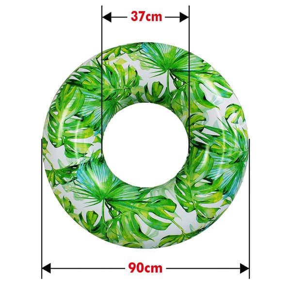 Stor sommardrift för vuxen vattenlek, uppblåsbara poolflottar och simringar, strandklar design, 2-pack 2 pack