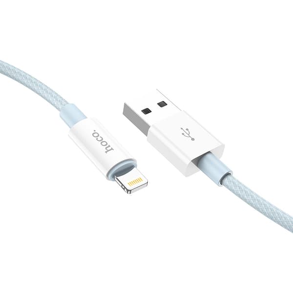 hoco. X68 ægte farve 2.4A opladningsdatakabel til iPhone Lig