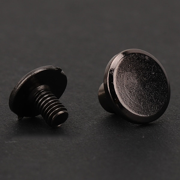 30set 5mm/6mm/8mm Mässing Läder Nitar Dubbla Nitar Rörformiga Metall Nitar Set(#11)
