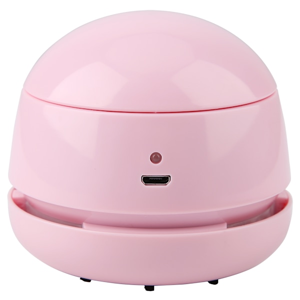 Mini genopladelig bærbar bordstøvsuger støvsamler rengøringsmaskine (pink)