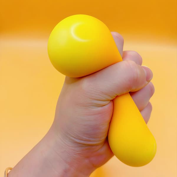 Guld Mango Squishy Legetøj, Hurtig Rebound Simulation Frugt Stressaflastningsbold, Blødt Sensorisk Angstlindrende Fidget Håndlegetøj yellow