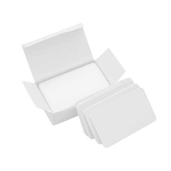 DIY Praktiske Holdbare Memo Pads Beskedkort til Arbejde Studie Kontor (Hvid)
