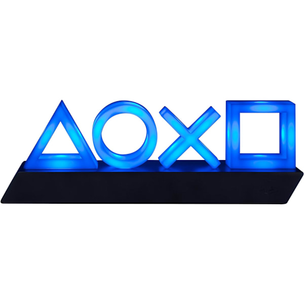PlayStation-kontrollerikoner Ljus med 3 ljuslägen - Ljudreaktiv, dynamisk fasning och standardläge - Spelbord Tillbehör och spelrumsdekor Blue