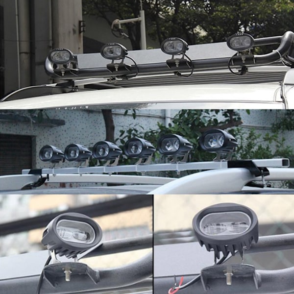 20W LED Arbeidslysstang Ovalt Spotlight Auto Kjørelys Bil Lastebil Modifisering