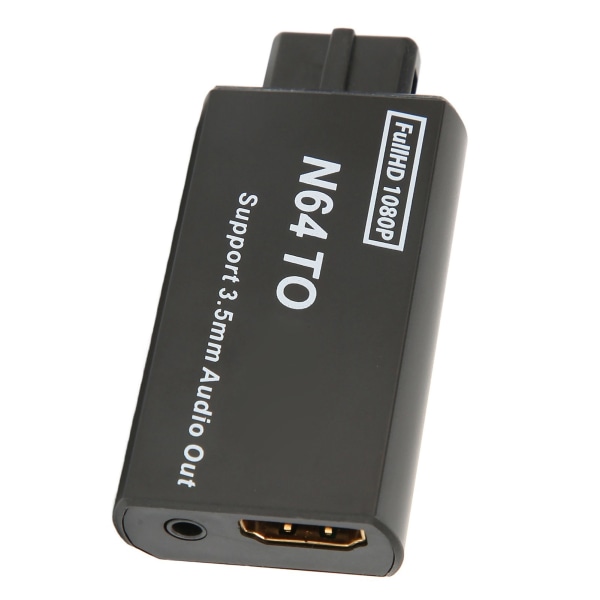 for N64 til HD Multimedia Interface Converter 1080p Støtte PAL NTSC videospilladapter med 3,5 mm grensesnitt