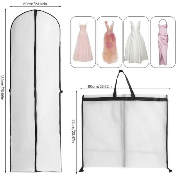 Garment Bag - Unspecified - 180x60CM - PEVA - Waterproof - Dustproof