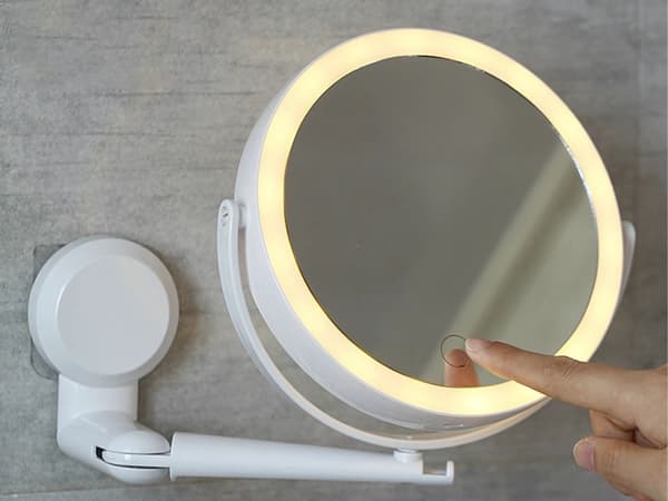 Makeup Mirror LED - Rotatable Magnifying Mirror with 360° Wall Mount