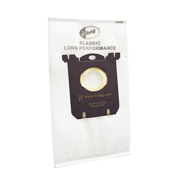 10-pack vacuum cleaner bags compatible with Electrolux S-bag, efficient filtration and easy installation