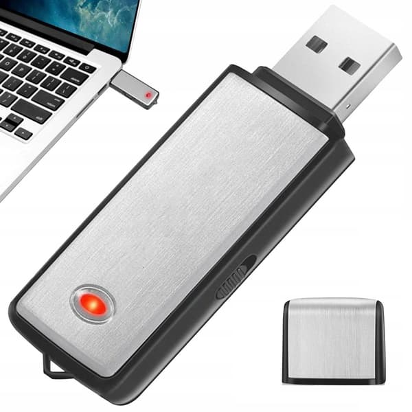 USB Voice Recorder 8GB - Memory Stick and Dictaphone