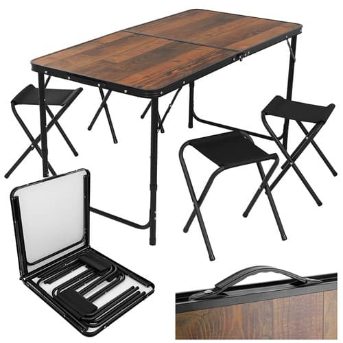 Folding Table with Chairs - Camping Table