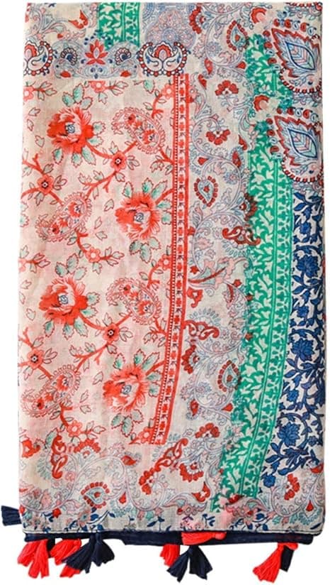 Damhalsduk Lång Stor Sjal Elegant Lättviktsscarf Mjuk