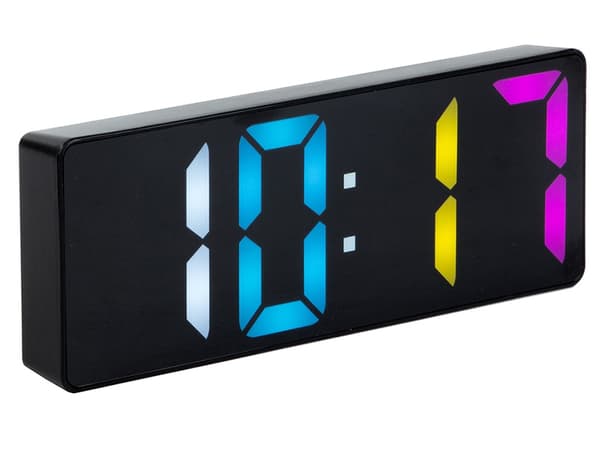 Digital vekkerklokke - Termometer, dato og slumrefunksjon