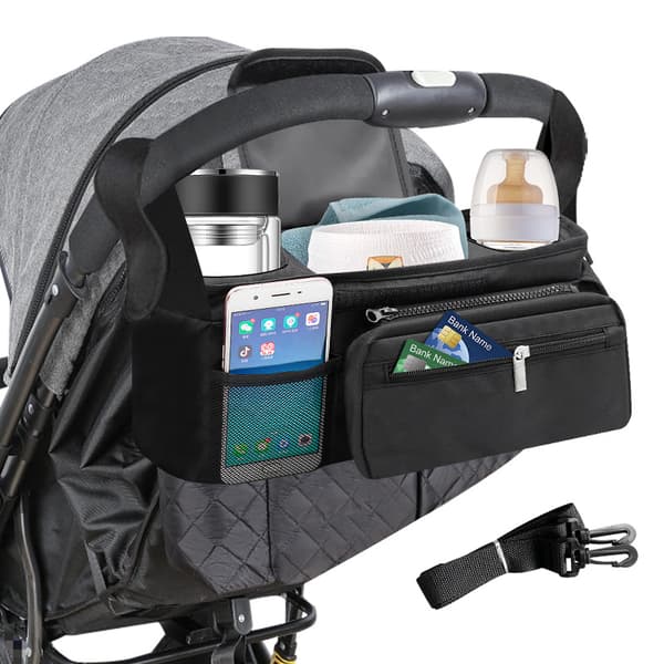 Stroller Organizer Bag - Universal Stroller Accessory Storage