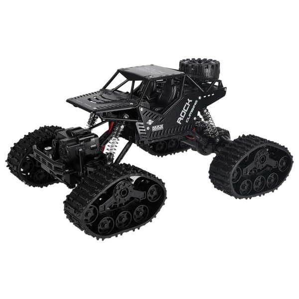 Kauko-ohjattava maastoauto - Crawler - Musta