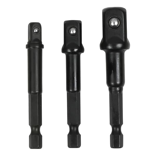 Adapterborr til hylse 1/4-3/8-1/2\" x 70 mm