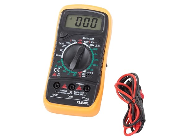 Digital Multimeter with Backlight - Measuring Instrument
