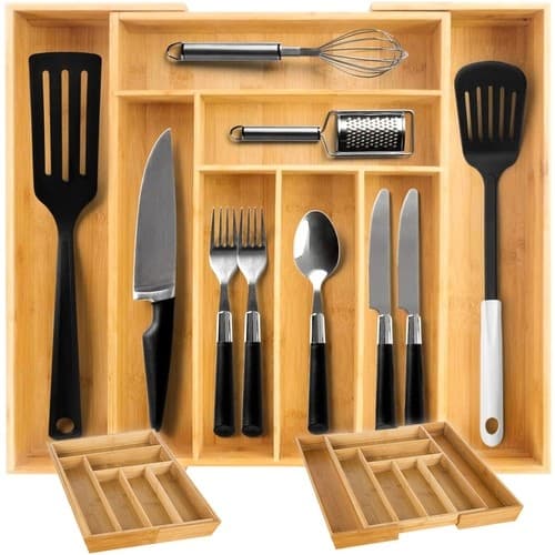 Cutlery Insert / Drawer Insert - Bamboo