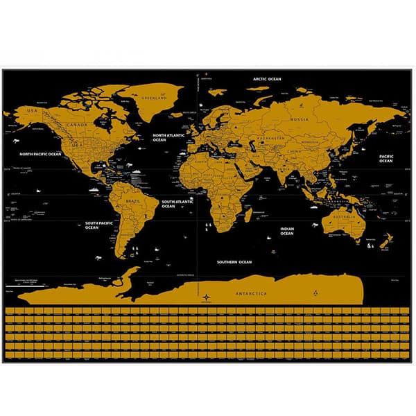 Scratch Map World Map / Scratch Map - 42*30cm
