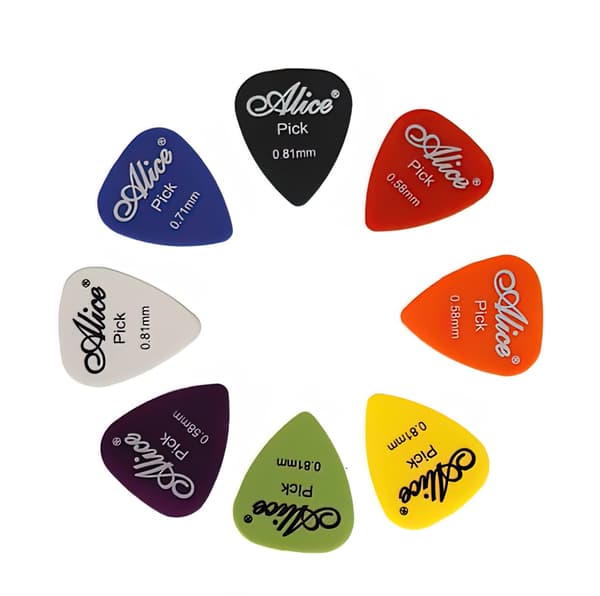 Guitar Picks in Multiple Thicknesses - 10-pack