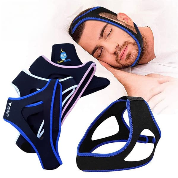 Anti-snore Strap / Comfortable and Adjustable Anti-Snoring Chin Strap