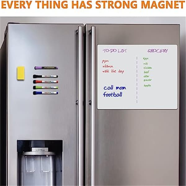 Magnetic Whiteboard for Refrigerator A5 White