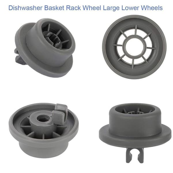 Dishwasher Lower Basket Wheel Replacement - 8 Pack, Compatible with Bosch and Siemens Dishwashers