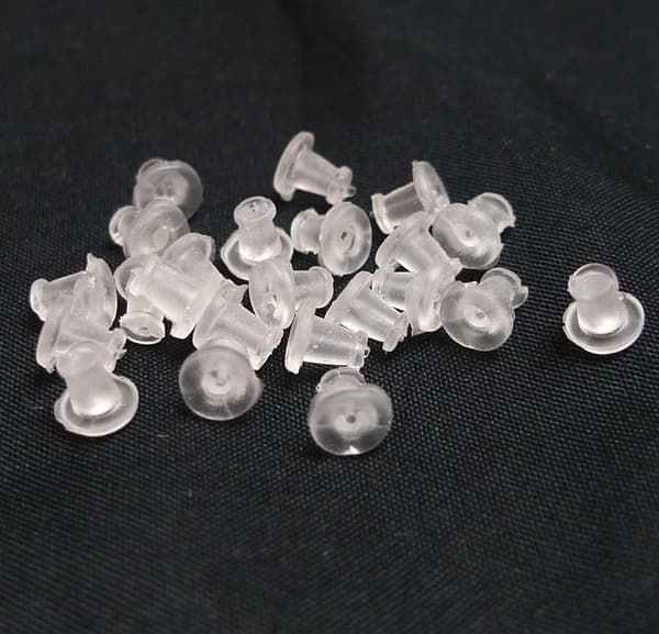 Earring Backs Latex 10-pack