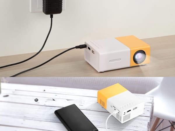 Projektor YG300 - Mini Full HD med fjernkontroll
