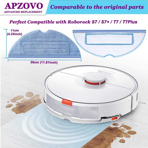 Reservedele til Roborock S7/S7 Plus/T7/T7 Plus/T7s/T7s Plus