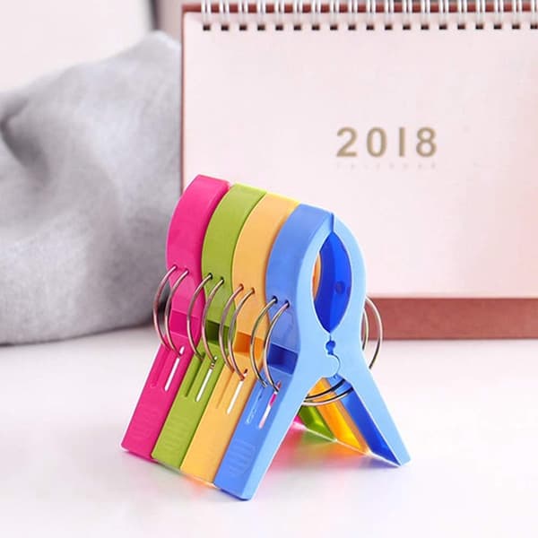 Clips - Beach Clips - Durable - Large - Plastic Clips - Colorful - Towel Clips