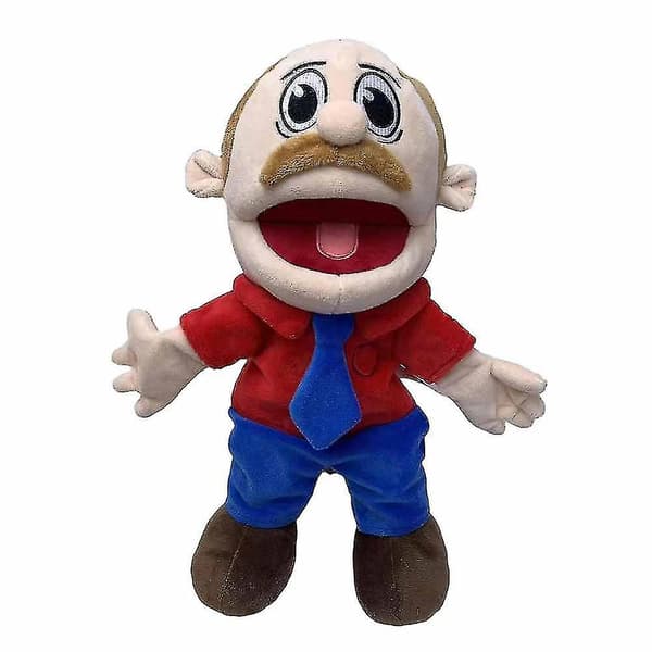 [RM]Jeffy Puppet Soft Plush Toy Hand Puppet Prank Doll With Working Mouth