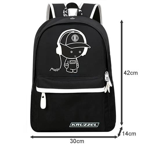 Kids Backpack 19L - School Backpack with Combination Lock and USB Port